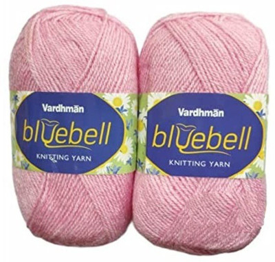 KYSS Vardhman Bluebell Wool Hand Knitting Wool/Art Craft Yarn, Shade No-5, 500 GM