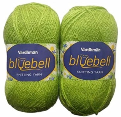KYSS Vardhman Bluebell Wool Hand Knitting Wool/Art Craft Yarn, Shade No-58, 600 GM