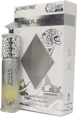 Manasik SILVER SUMEETI Alcohol - Free Concentrated Attar Roll On 6ml . Floral Attar(Floral)