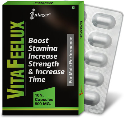 inlazer Vita Feelux S-exual Tablet For Complete S-exual Pleasure(Pack of 2, 20 Capsules)