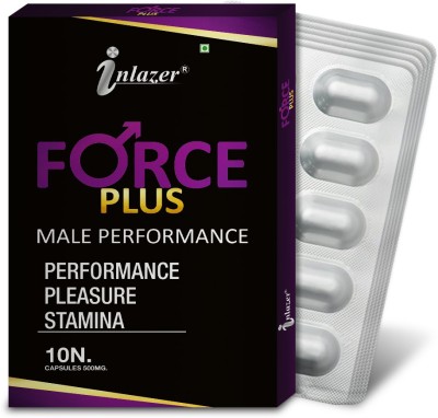 inlazer Force Plus Herbal Medicine For Complete S-exual Pleasure & Male Desire(Pack of 6)