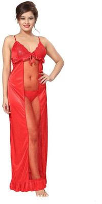 Sanjeet Fashion Hub Self Design Babydoll