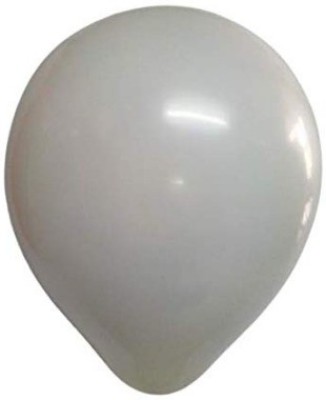 Jolly Party Solid Pastel silver Balloons Latex Party Balloons (Pack Of 100pc) Balloon(Silver, Pack of 100)