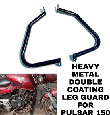 imad HEAVY METAL DOUBLE COATING LEG GUARD Bike Crash Guard(Bajaj)