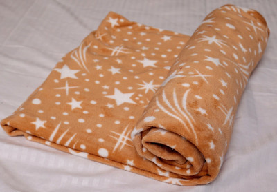 Changers 3D Printed Double AC Blanket for  AC Room(Microfiber, Gold)