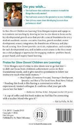 SLOW DOWN! Children are Learning(English, Paperback, Mengeu Erin)