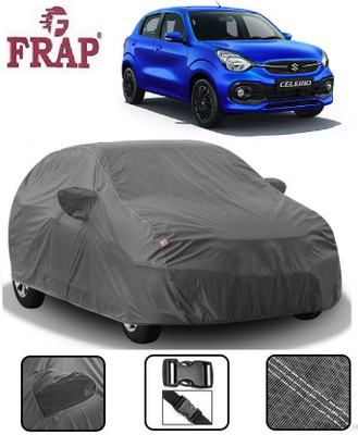 Frap Car Cover For Maruti Suzuki Celerio (With Mirror Pockets)(Grey, For 2021 Models)