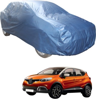 SS Zeeber Car Cover For Renault Captur (Without Mirror Pockets)(Blue, For 2019 Models)