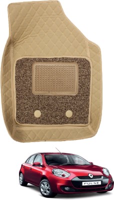 Auto Hub Leatherite 7D Mat For  Renault Pulse(Beige)