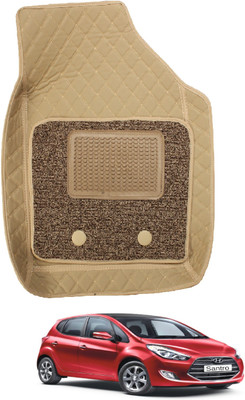 MOCKHE Leatherite 7D Mat For  Hyundai Santro(Beige)