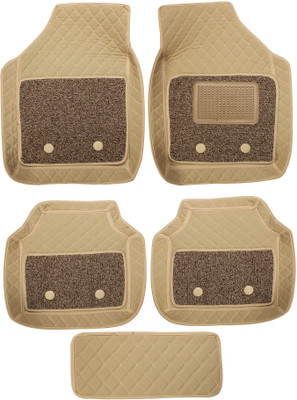 Auto Hub Leatherite 7D Mat For  Tata Indica(Beige)