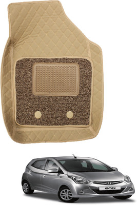MOCKHE Leatherite 7D Mat For  Hyundai Eon(Beige)