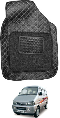 MOCKHE Leatherite 7D Mat For  Maruti Versa(Black)