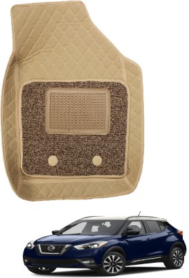 Auto Hub Leatherite 7D Mat For  Nissan KICKS(Beige)
