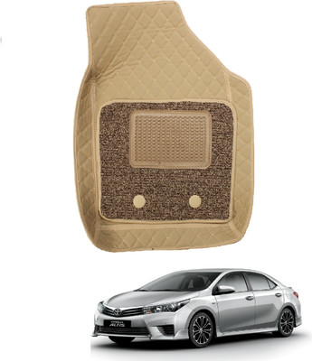 Auto Hub Leatherite 7D Mat For  Toyota Corolla Altis(Beige)