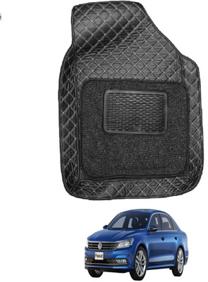 Auto Hub Leatherite 7D Mat For  Volkswagen Passat(Black)