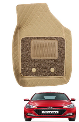 MOCKHE Leatherite 7D Mat For  Hyundai Elite i20(Beige)