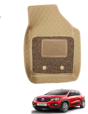 Auto Hub Leatherite 7D Mat For  Renault Kwid(Beige)