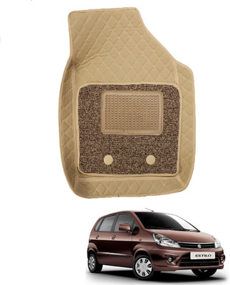 Auto Hub Leatherite 7D Mat For  Maruti Suzuki Zen Estilo(Beige)
