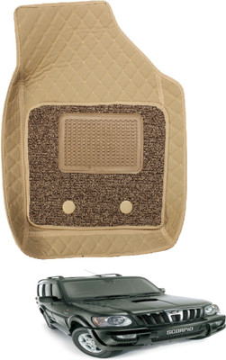 MOCKHE Leatherite 7D Mat For  Mahindra Scorpio(Beige)