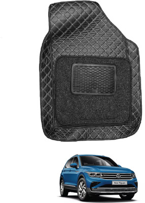 MOCKHE Leatherite 7D Mat For  Volkswagen Tiguan(Black)