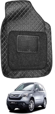 Auto Hub Leatherite 7D Mat For  Honda CR-V(Black)