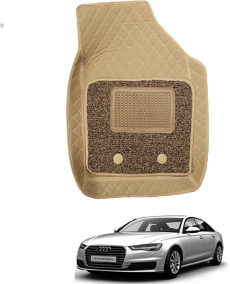 MOCKHE Leatherite 7D Mat For  Audi A6(Beige)