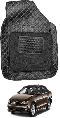 MOCKHE Leatherite 7D Mat For  Volkswagen Jetta(Black)