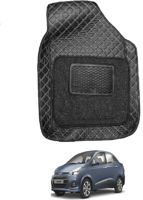 Auto Hub Leatherite 7D Mat For  Hyundai Xcent(Black)