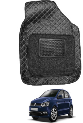 MOCKHE Leatherite 7D Mat For  Volkswagen Polo(Black)