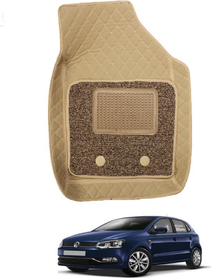 MOCKHE Leatherite 7D Mat For  Volkswagen Polo(Beige)