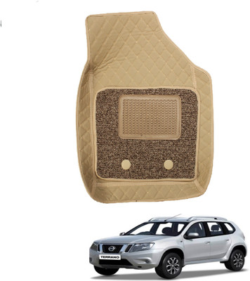 Auto Hub Leatherite 7D Mat For  Nissan Terrano(Beige)