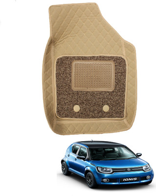 Auto Hub Leatherite 7D Mat For  Maruti Suzuki Ignis(Beige)