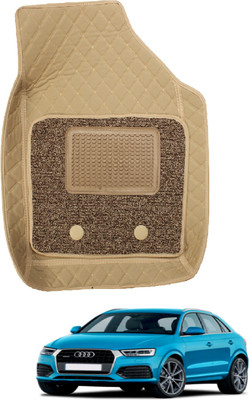 Auto Hub Leatherite 7D Mat For  Audi Q3(Beige)
