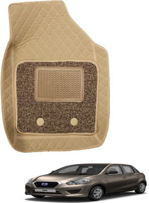 Auto Hub Leatherite 7D Mat For  Datsun Go(Beige)