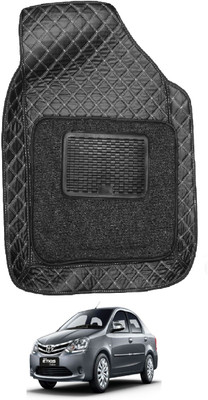 Auto Hub Leatherite 7D Mat For  Toyota Etios(Black)