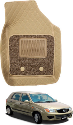 Auto Hub Leatherite 7D Mat For  Maruti Suzuki Alto(Beige)