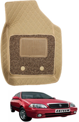 Auto Hub Leatherite 7D Mat For  Maruti Suzuki Esteem(Beige)
