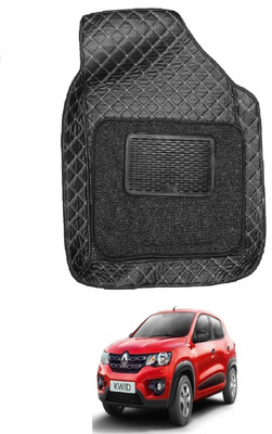 MOCKHE Leatherite 7D Mat For  Renault Kwid(Black)