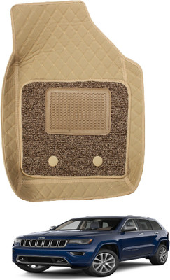 MOCKHE Leatherite 7D Mat For  Jeep Compass(Beige)