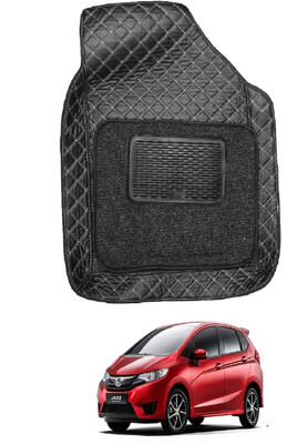 MOCKHE Leatherite 7D Mat For  Honda Jazz(Black)
