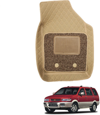 MOCKHE Leatherite 7D Mat For  Chevrolet Tavera(Beige)