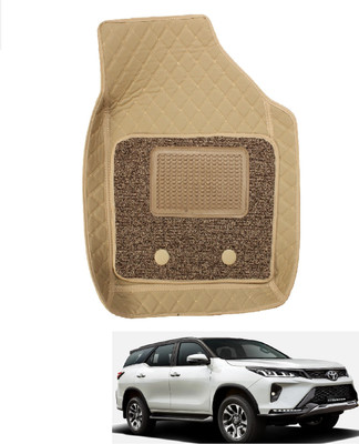 Auto Hub Leatherite 7D Mat For  Toyota Universal For Car(Beige)