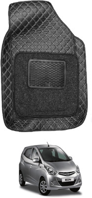 MOCKHE Leatherite 7D Mat For  Hyundai Eon(Black)