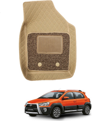 Auto Hub Leatherite 7D Mat For  Toyota Etios Cross(Beige)