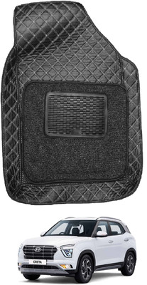 Auto Hub Leatherite 7D Mat For  Hyundai Creta(Black)