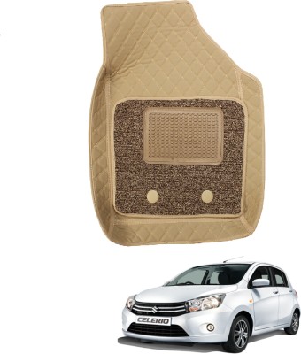 MOCKHE Leatherite 7D Mat For  Maruti Suzuki Celerio(Beige)