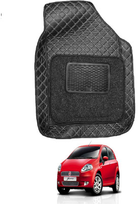 Auto Hub Leatherite 7D Mat For  Fiat Punto(Black)
