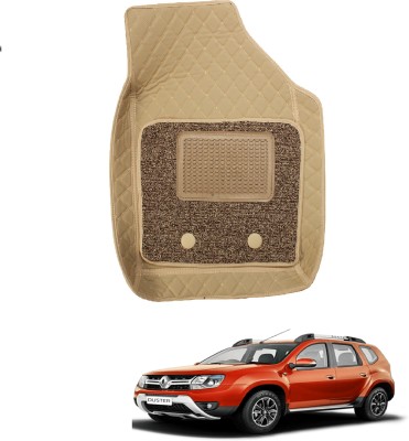 Auto Hub Leatherite 7D Mat For  Renault Duster(Beige)