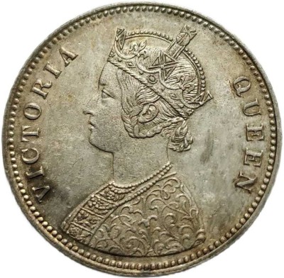gscollectionshop Victoria One Rupee 1862 Silver Coin High Grade Medieval Coin Collection(1 Coins)